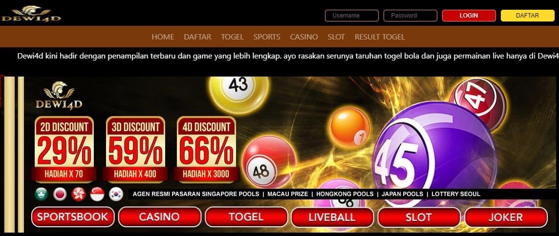 Link Resmi Bandar Togel Online Dewi4d Anti Blokir